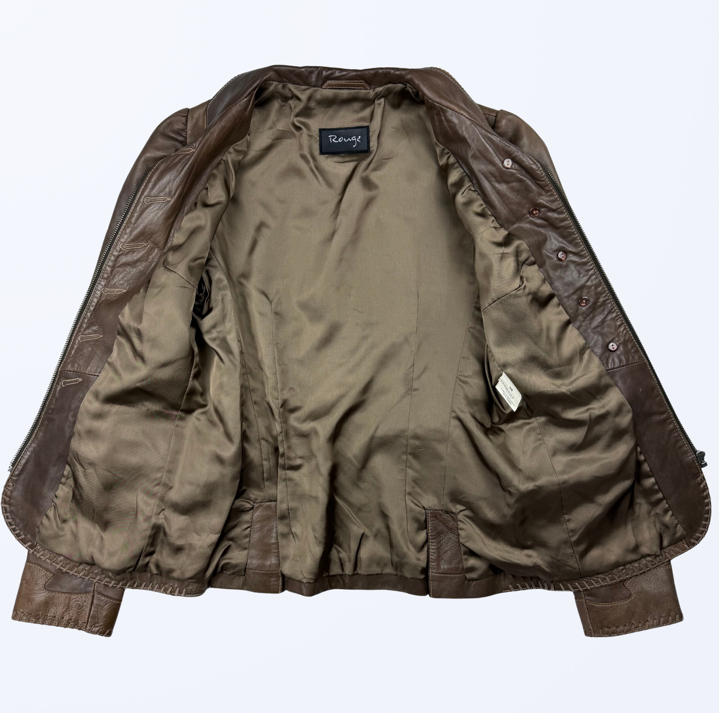 Rouge Lederjacke Cowboy Style Teos Vintage Onlineshop