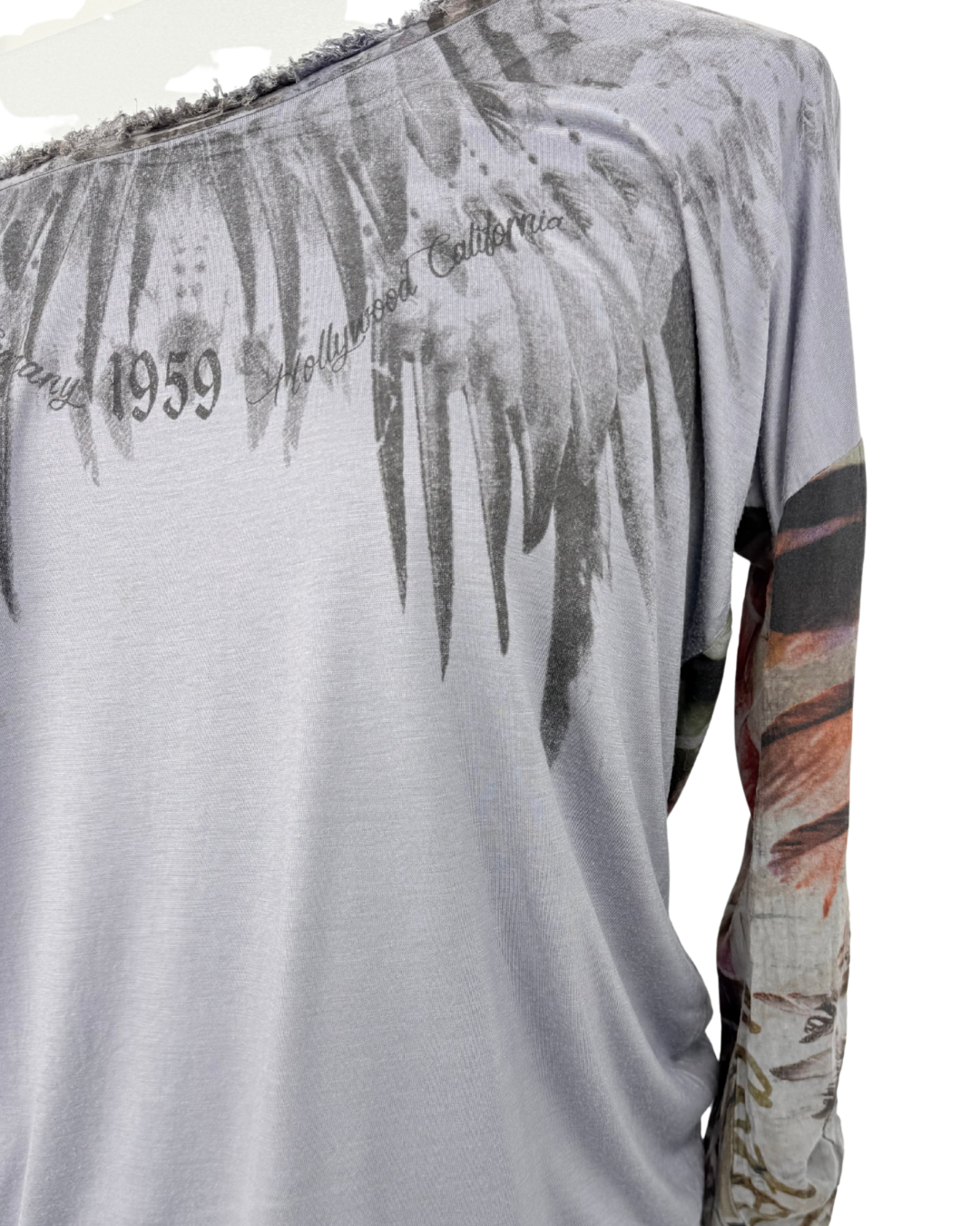 Rude Riders Oberteil Seide back print rare grunge 90s Style Teos vintage Onlineshop
