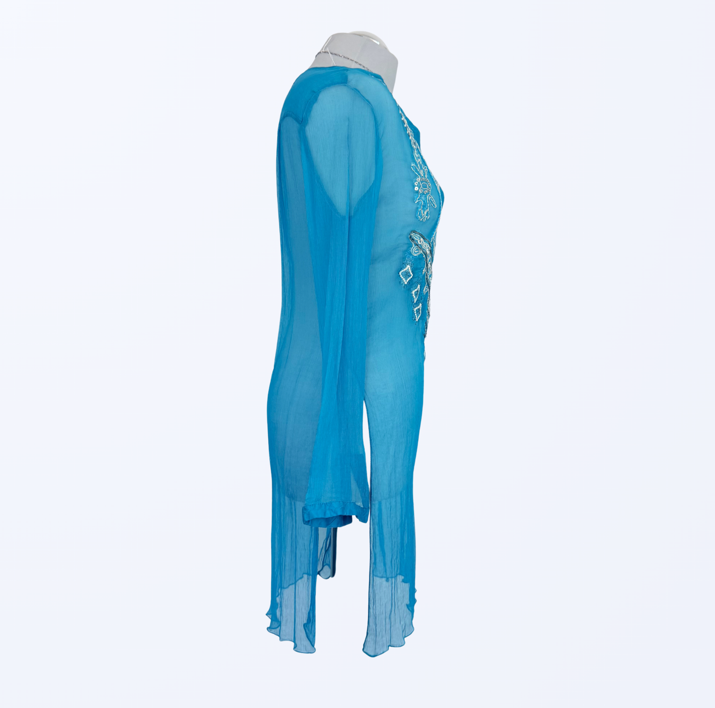 Save The Queend Seidenbluse Tunika Strand cover-up fairy