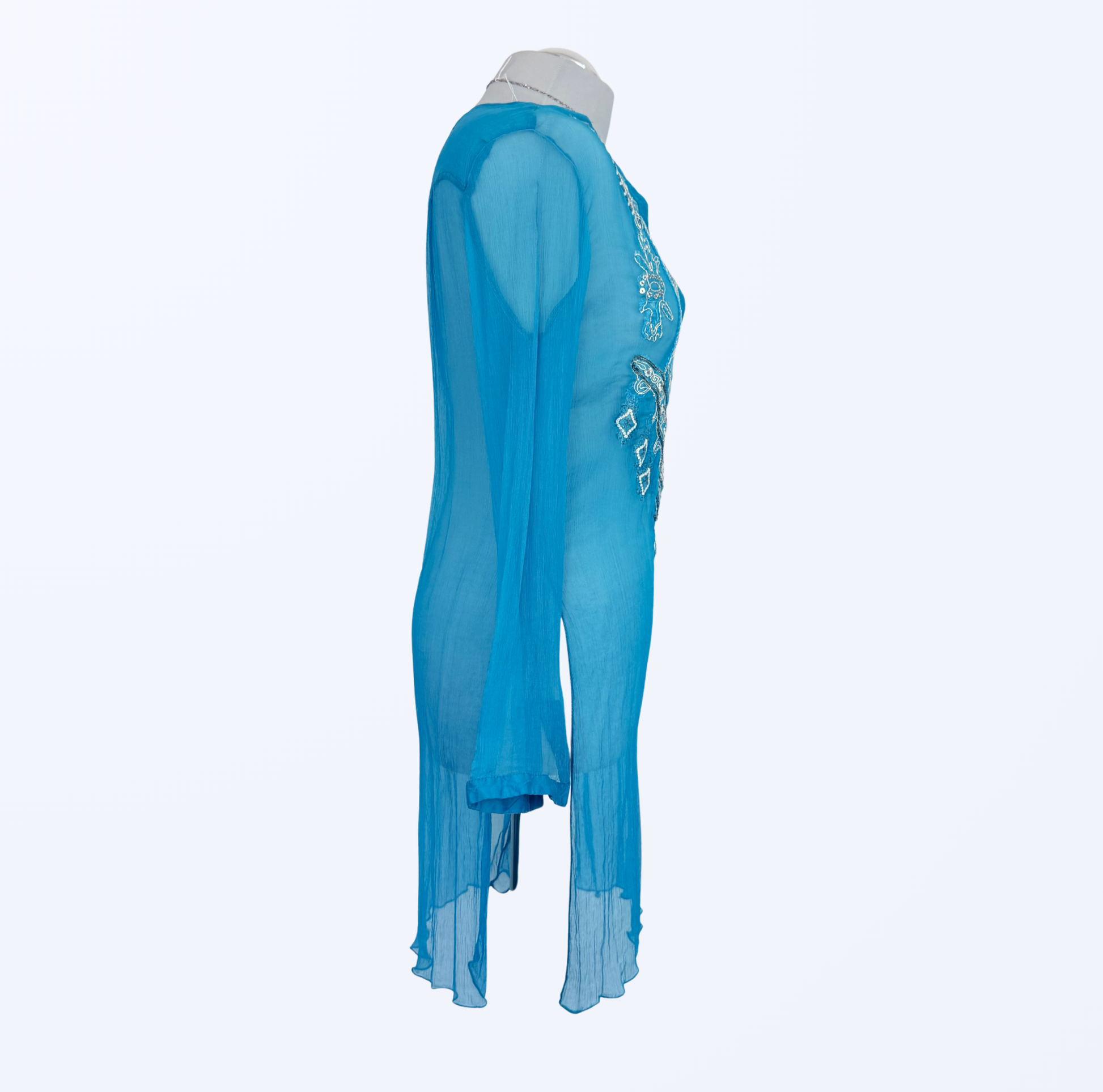 Save The Queend Seidenbluse Tunika Strand cover-up fairy
