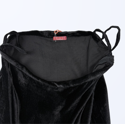 Samtrock Cinbipel schwarz Whimsical 90s Style Teos Vintage Onlineshop