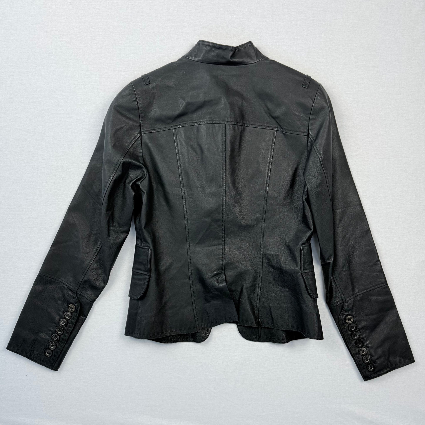 90s Style Lederjacke Lederblazer Vintage Onlineshop