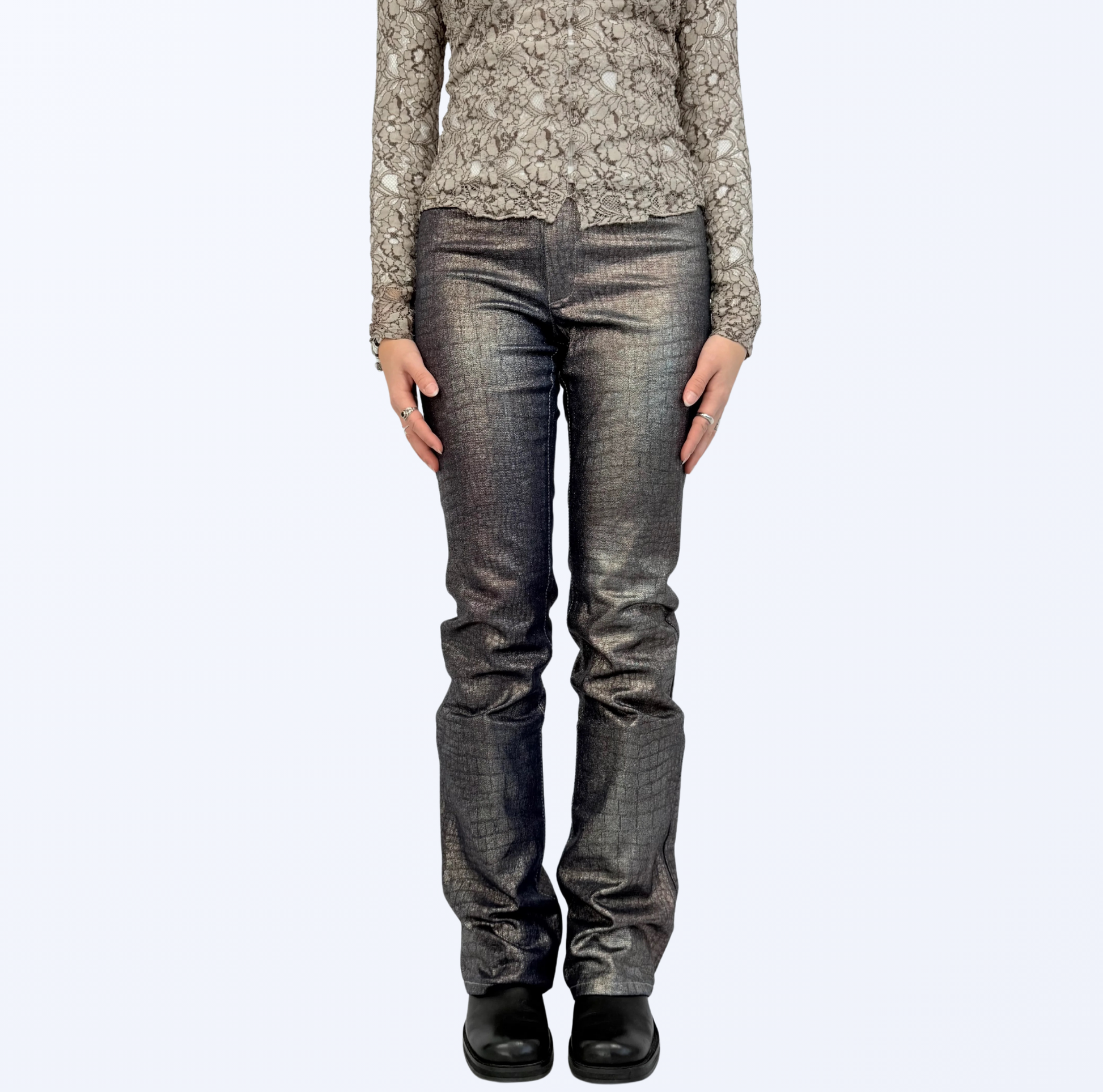Sarah Lawrence Bootcut Hose Teos Vintage Onlineshop