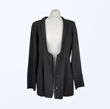 Sarah Pacini Blazer Nadelstreifen Designer Second Hand Teos Vintage Onlineshop