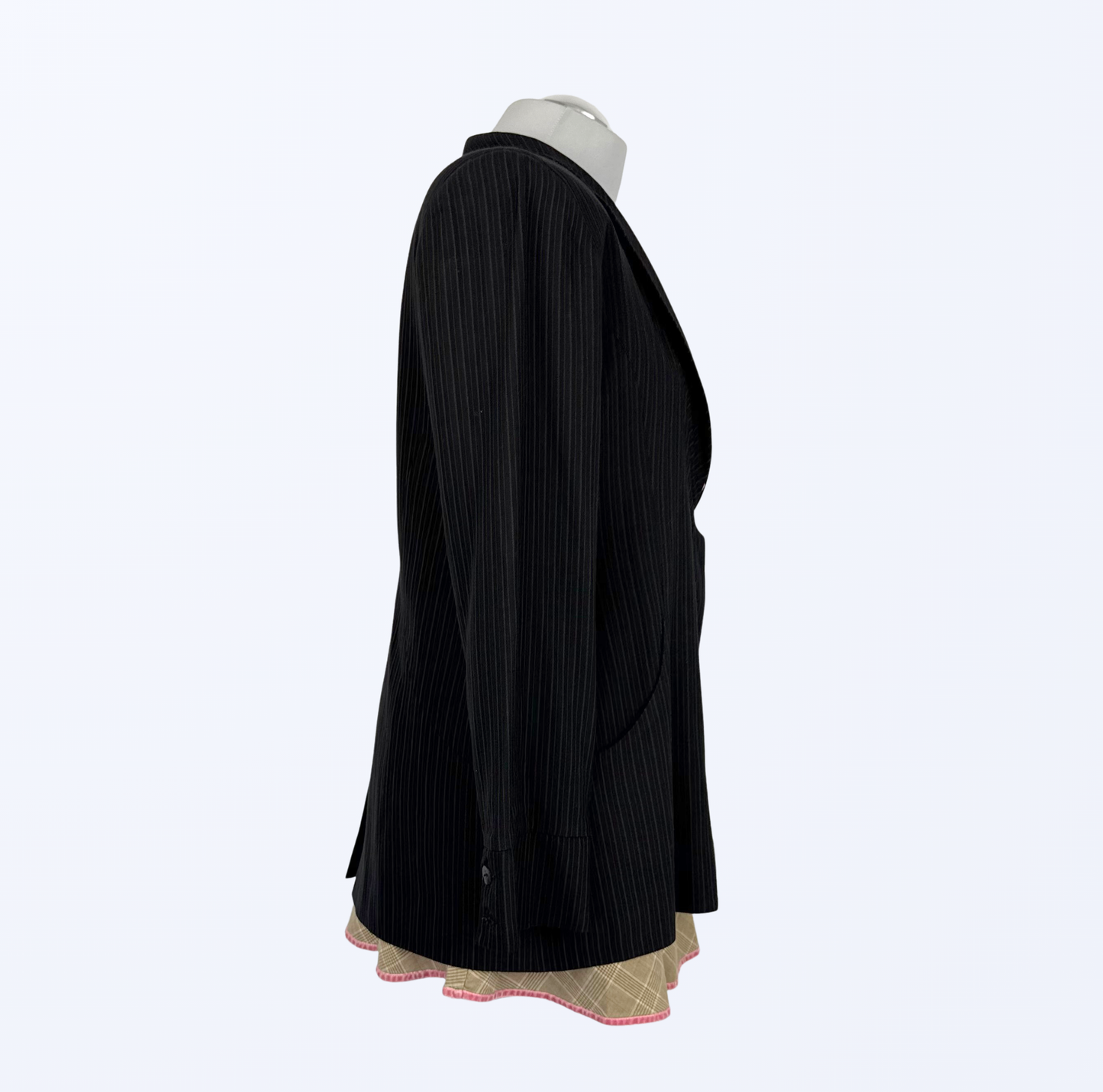 Sarah Pacini Blazer Nadelstreifen Designer Second Hand Teos Vintage Onlineshop