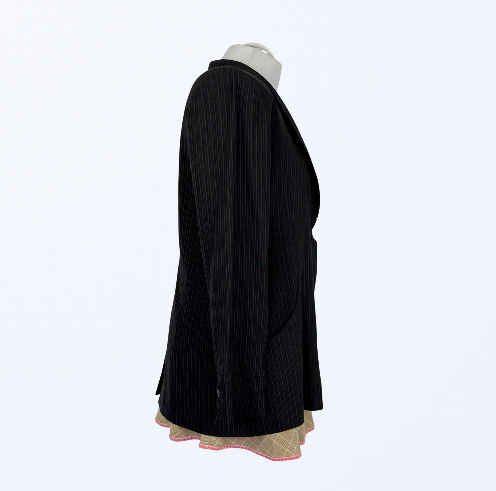 Sarah Pacini Blazer Nadelstreifen Designer Second Hand Teos Vintage Onlineshop