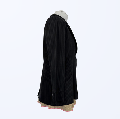 Sarah Pacini Blazer Nadelstreifen Designer Second Hand Teos Vintage Onlineshop