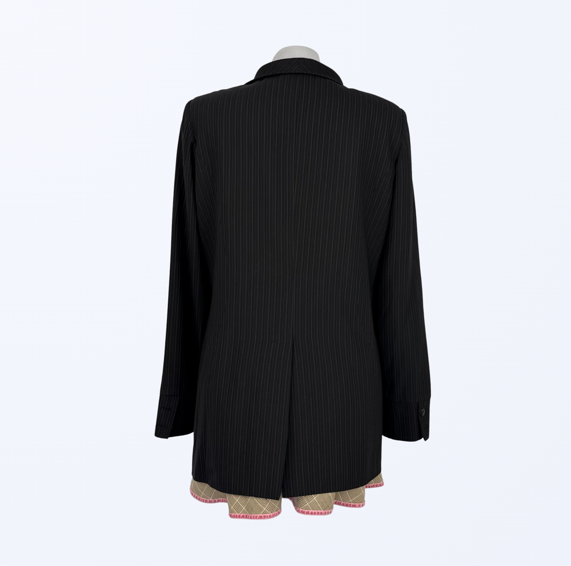 Sarah Pacini Blazer Nadelstreifen Designer Second Hand Teos Vintage Onlineshop