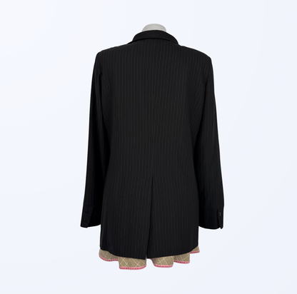 Sarah Pacini Blazer Nadelstreifen Designer Second Hand Teos Vintage Onlineshop