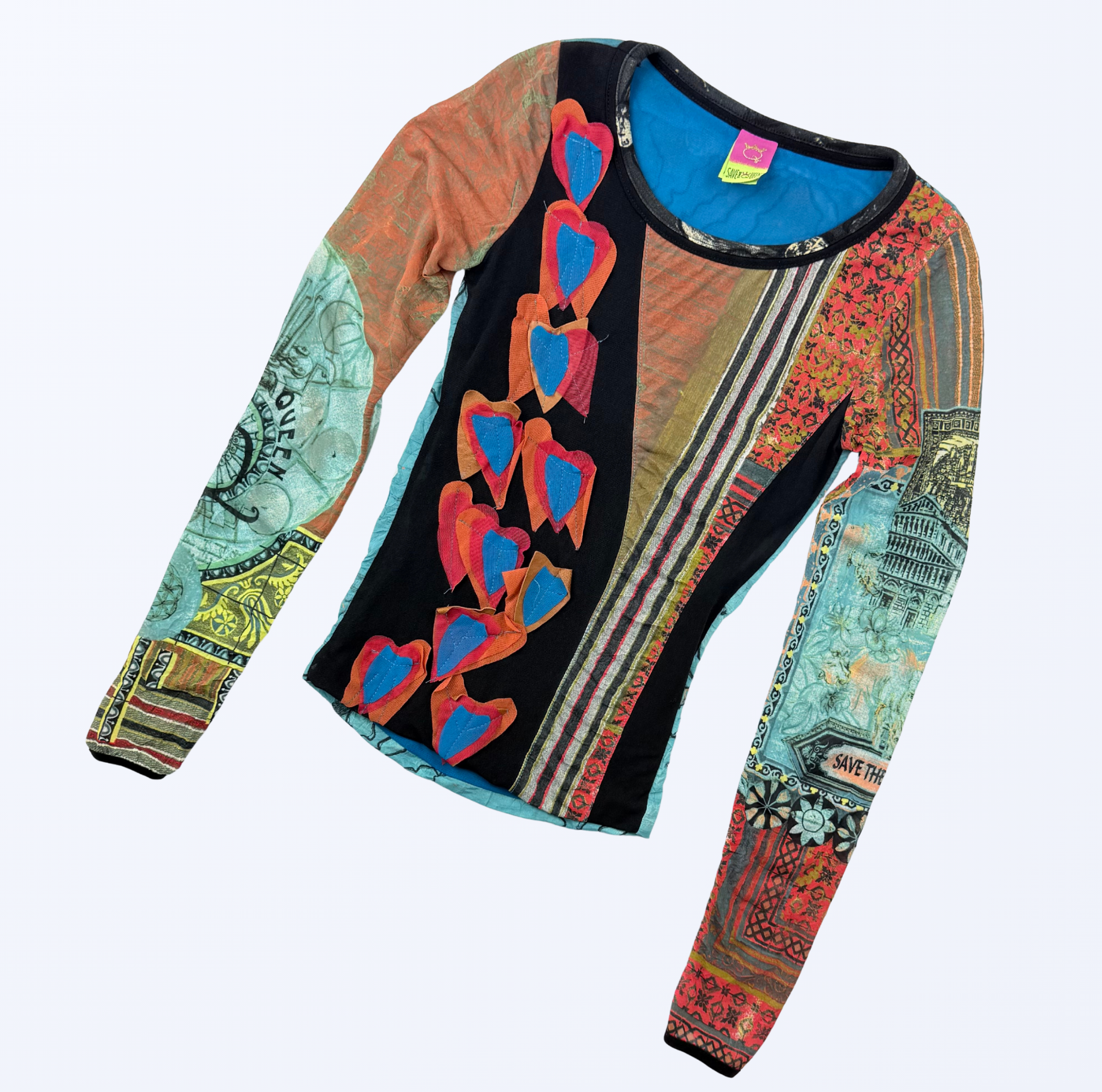 Save the Queen Longsleeve Gr. S Gr. M Teos Vintage Onlineshop