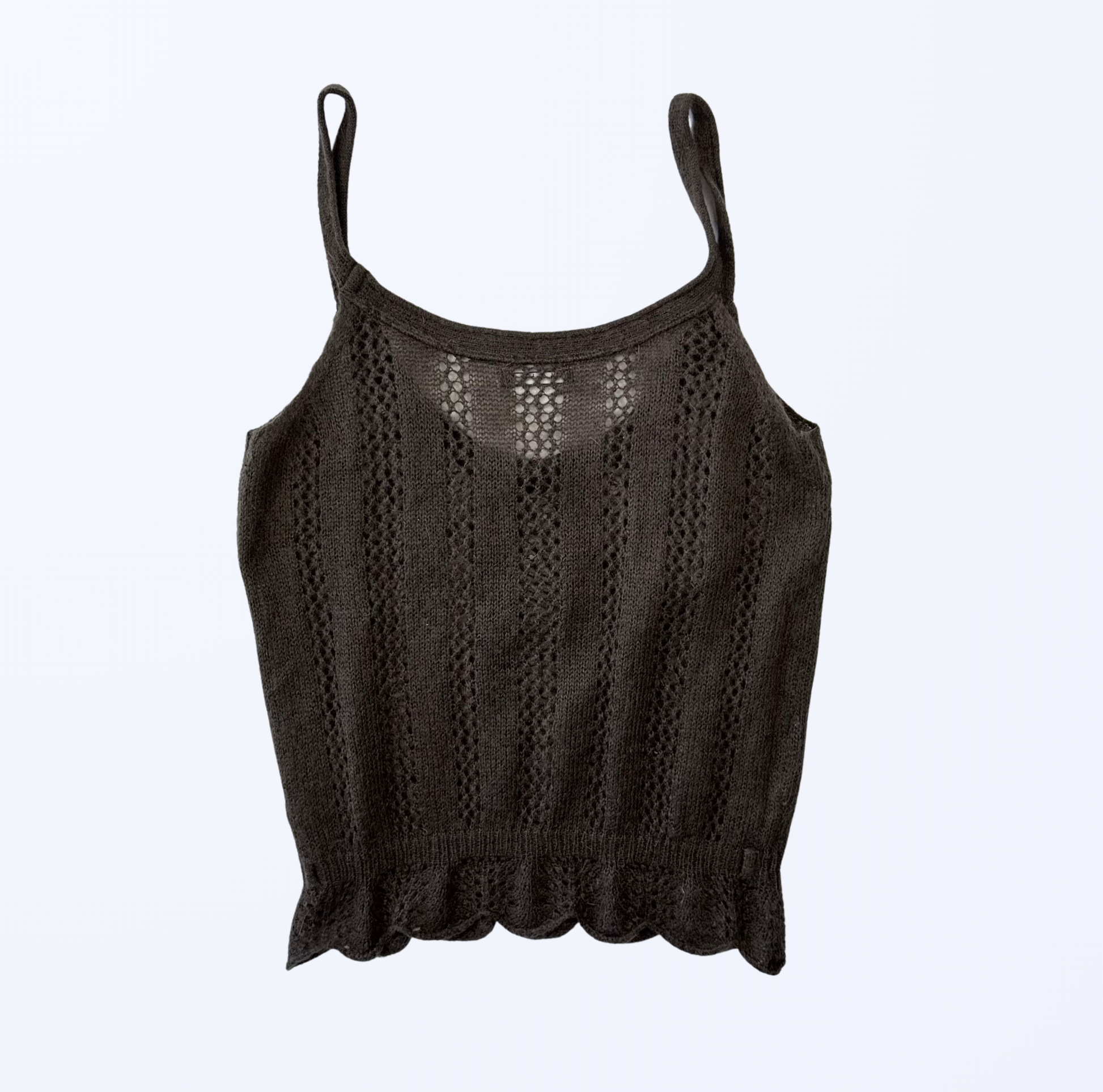 Sisley Top Strick braun Teos Vintage Onlineshop