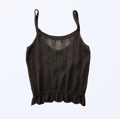Sisley Top Strick braun Teos Vintage Onlineshop