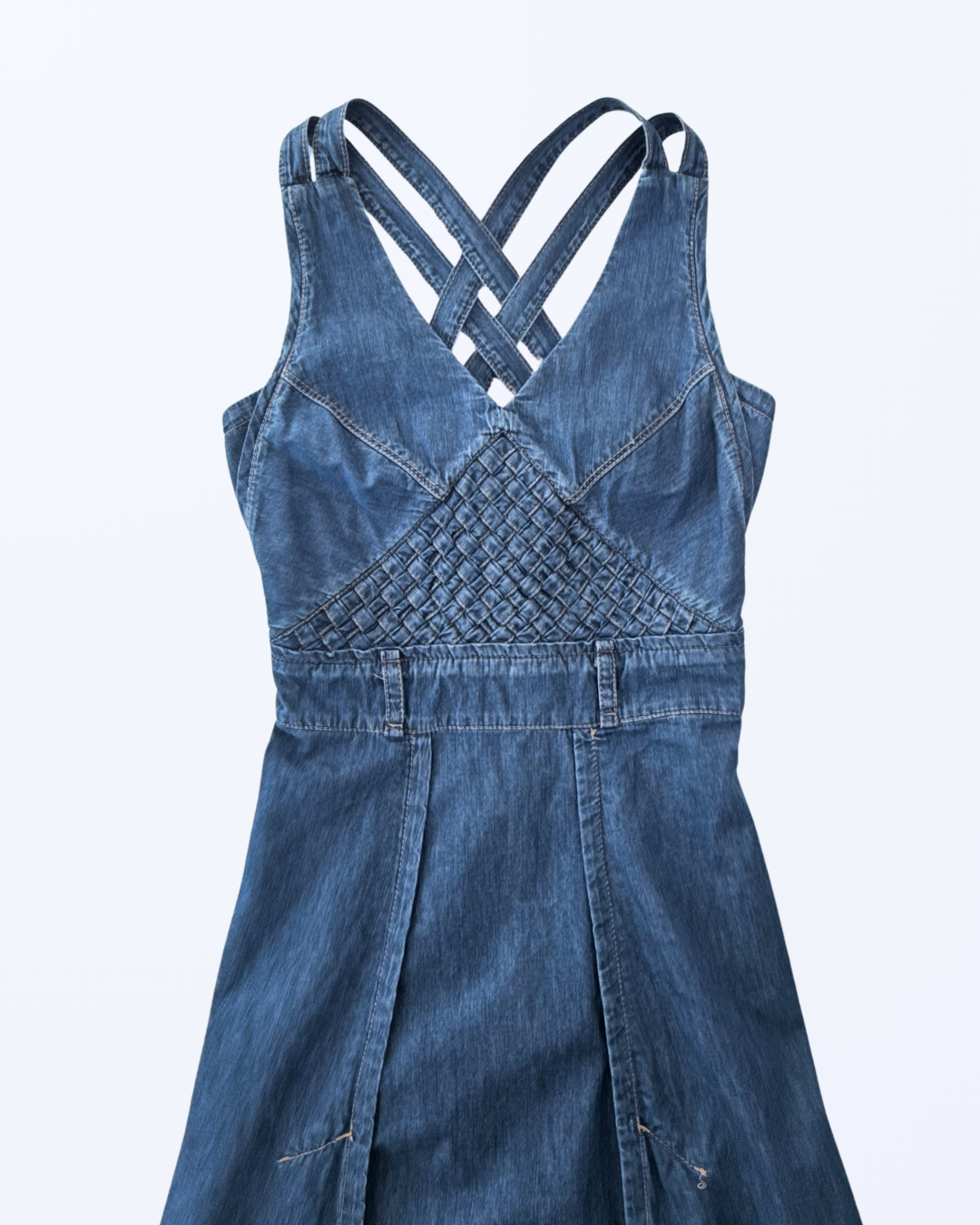 Sportmax Code by Max Mara Jeanskleid Denimkleid Mini Boho Festival