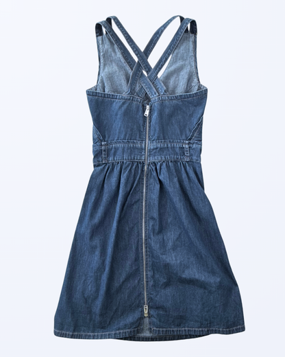 Sportmax Code by Max Mara Jeanskleid Denimkleid Mini Boho Festival