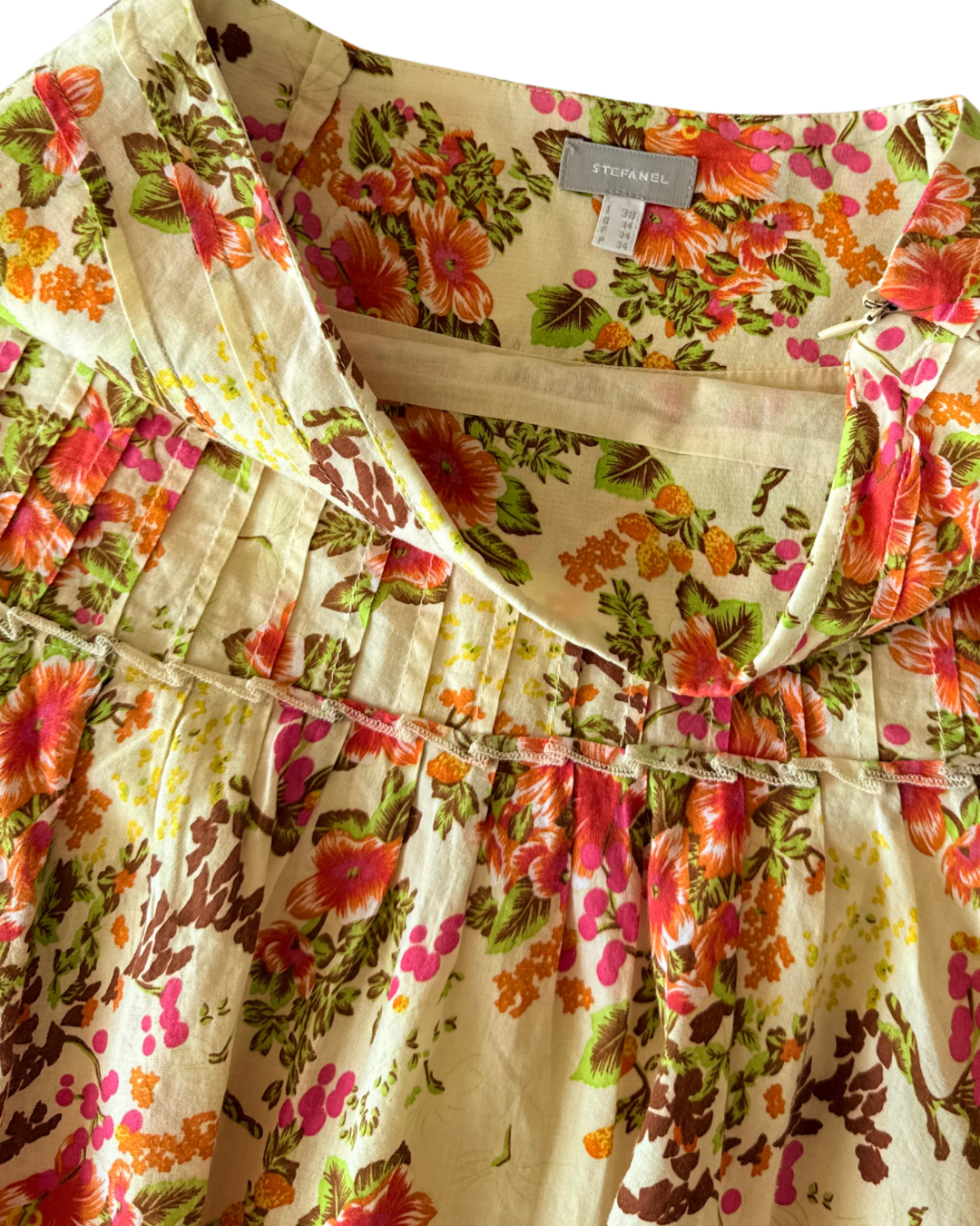 Stefanel Miniwock Blumenmuster Gr. XS/S Teos vintage Onlineshop