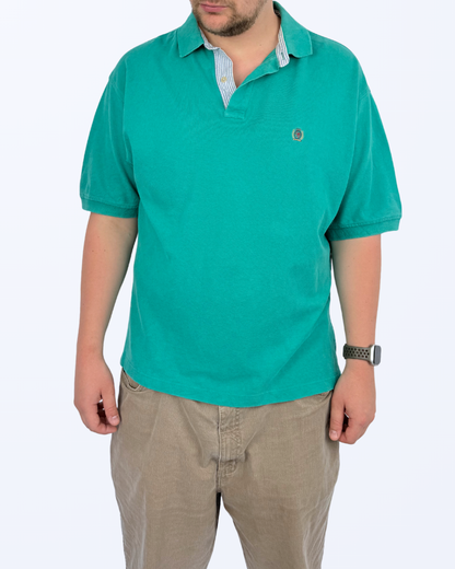 Tommy Hilfiger Poloshirt türkis petrol XL Teos Vintage onlineshop