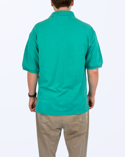 Tommy Hilfiger Poloshirt türkis petrol XL Teos Vintage onlineshop