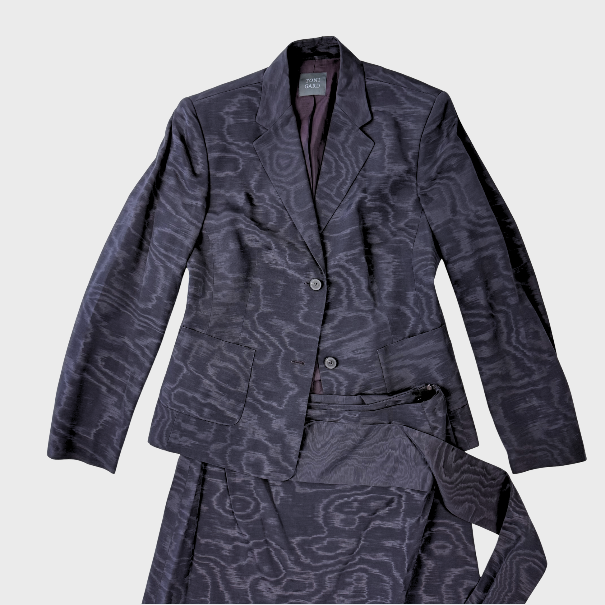 Designer Vintage Toni Gard Blazer Rock Set Asymmetrisch futuristisch japanese Style