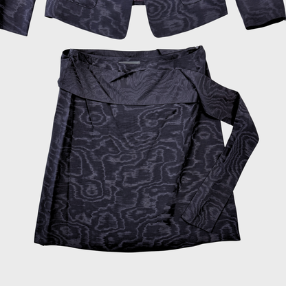 Designer Vintage Toni Gard Blazer Rock Set Asymmetrisch futuristisch japanese Style