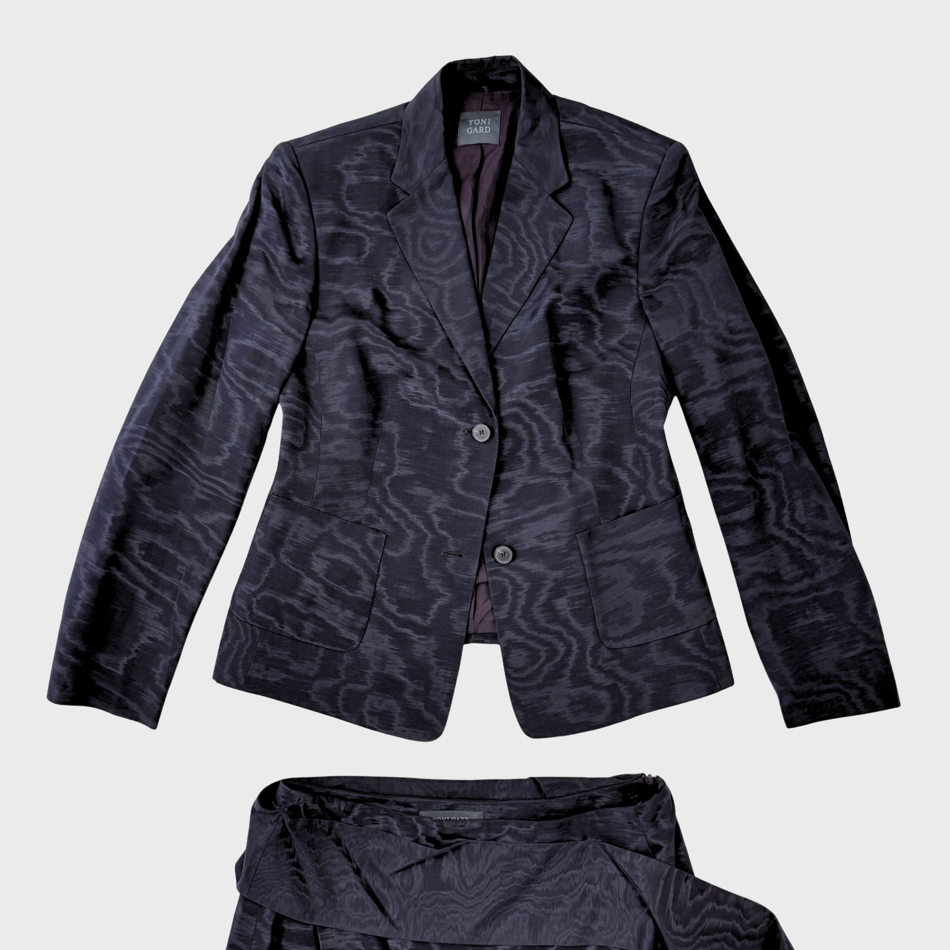 Designer Vintage Toni Gard Blazer Rock Set Asymmetrisch futuristisch japanese Style