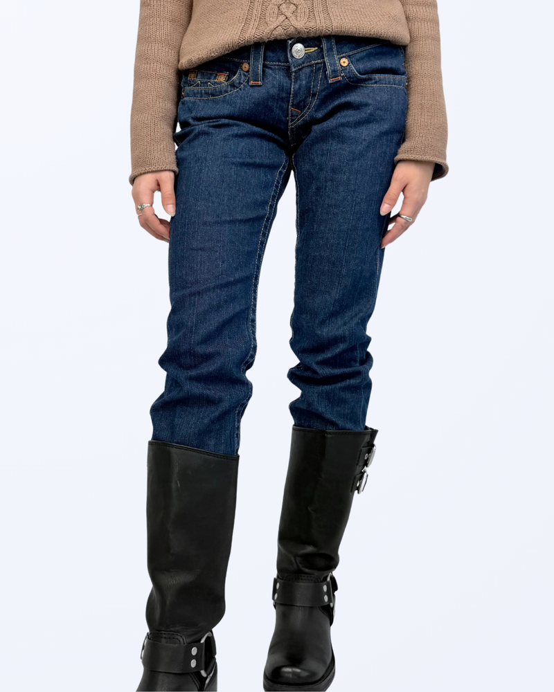 True Religion Jeans low waist straight Jeans Teos Vintage
