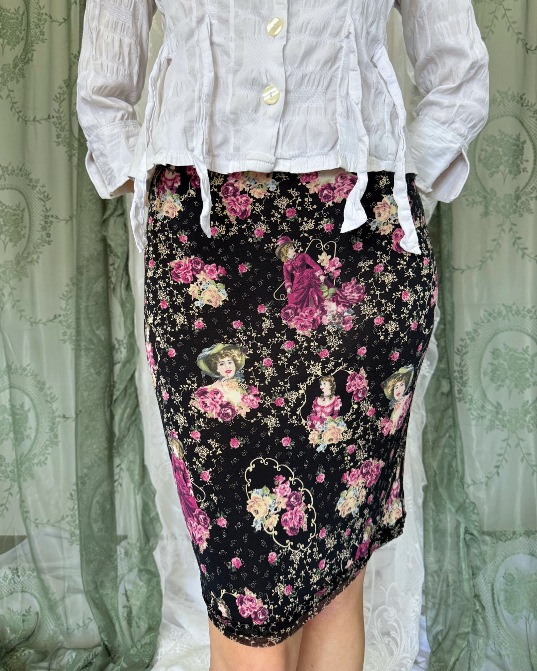 Twin Set Simona Barbieri bodycon Rock whimsical whimsy Renaissance Style Teos Vintage Onlineshop