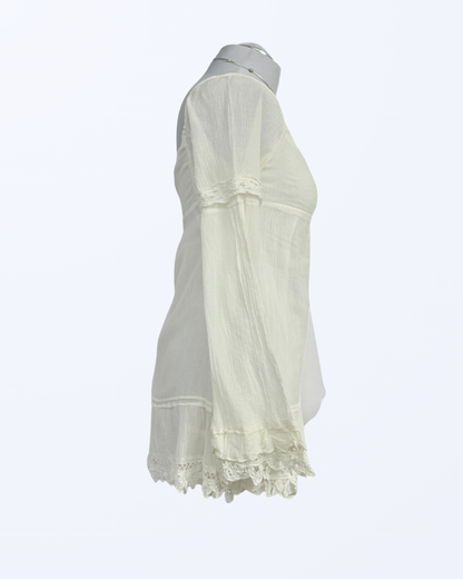 Ungrid Off Shpulder Kleid Fesitval Boho Fairy Whimsical Whimsy Teos vintage Onlineshop