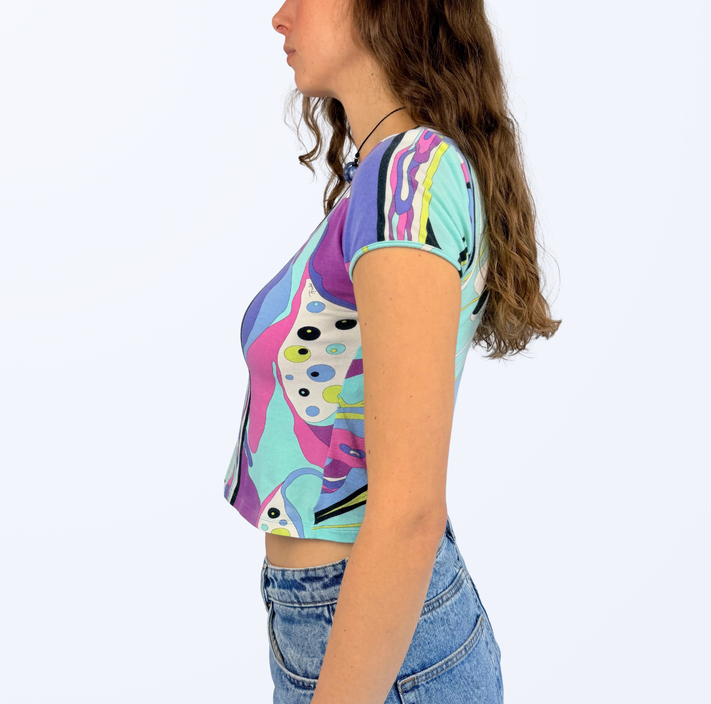 Vintage 2000s Emilio Pucci T-Shirt Y2K Style Teos Vintage Onlineshop