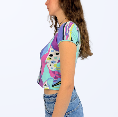 Vintage 2000s Emilio Pucci T-Shirt Y2K Style Teos Vintage Onlineshop