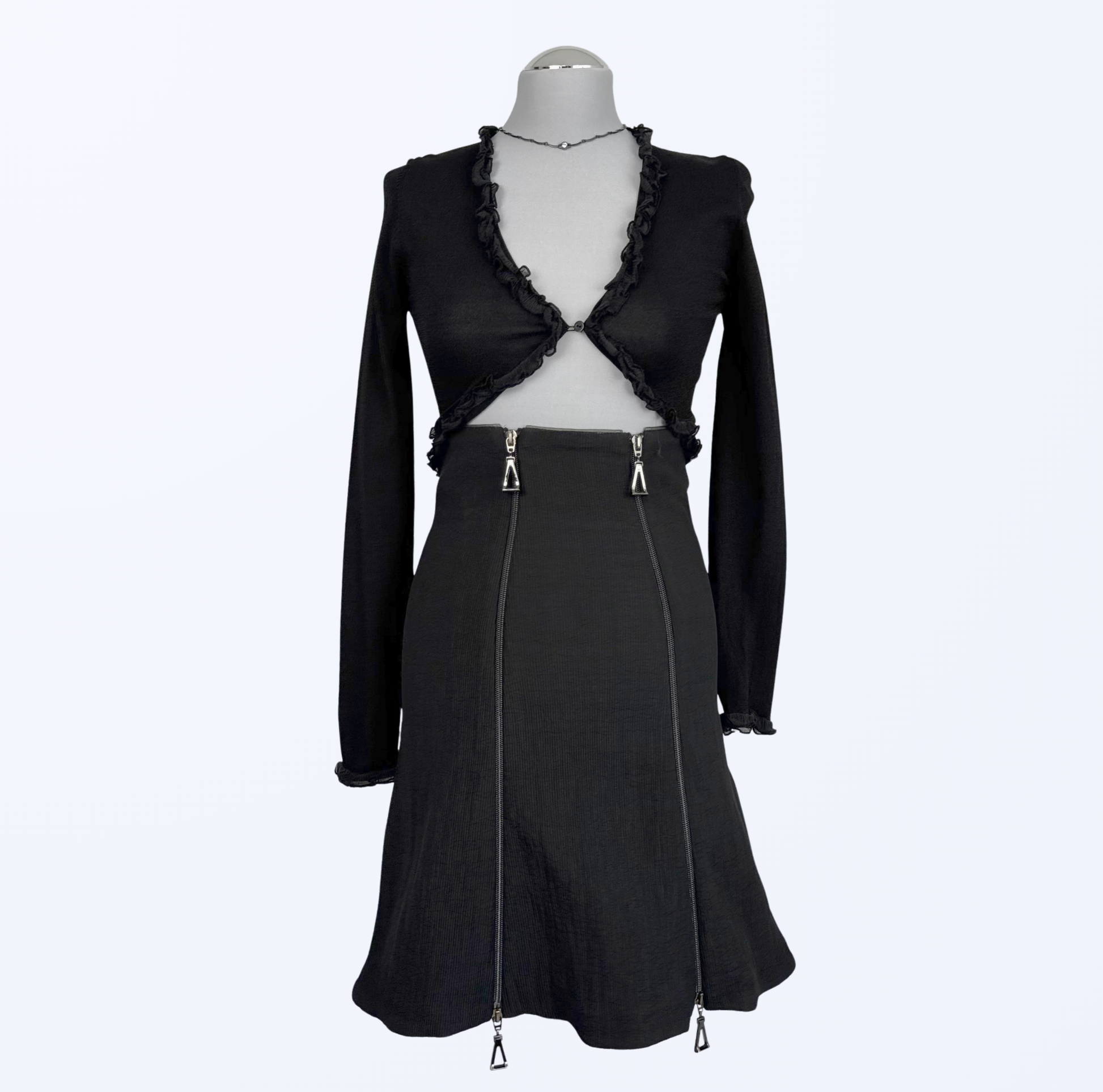 Vintage Amyskott Rock Reißverschlüsse Designer Vintage Designer Second Hand