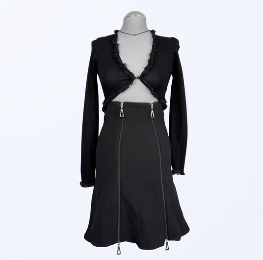 Vintage Amyskott Rock Reißverschlüsse Designer Vintage Designer Second Hand