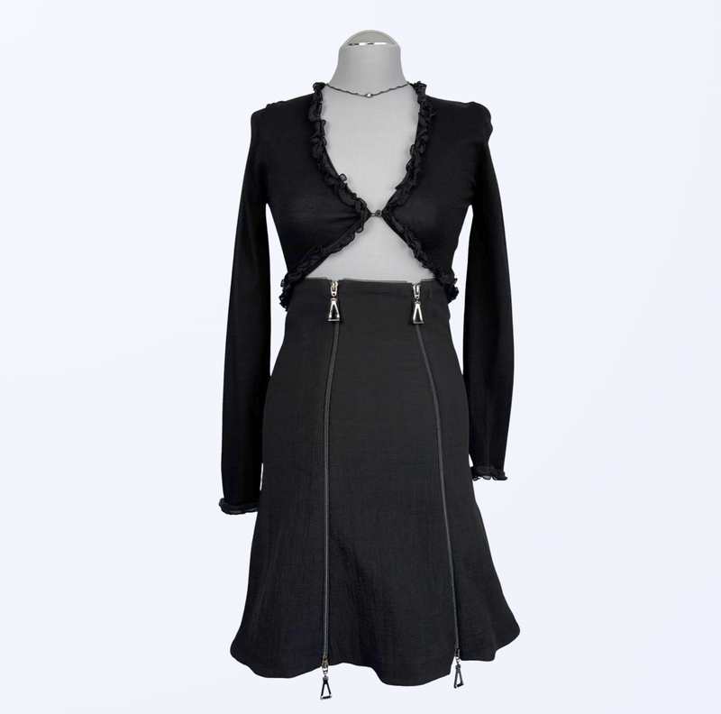 Vintage Amyskott Rock Reißverschlüsse Designer Vintage Designer Second Hand