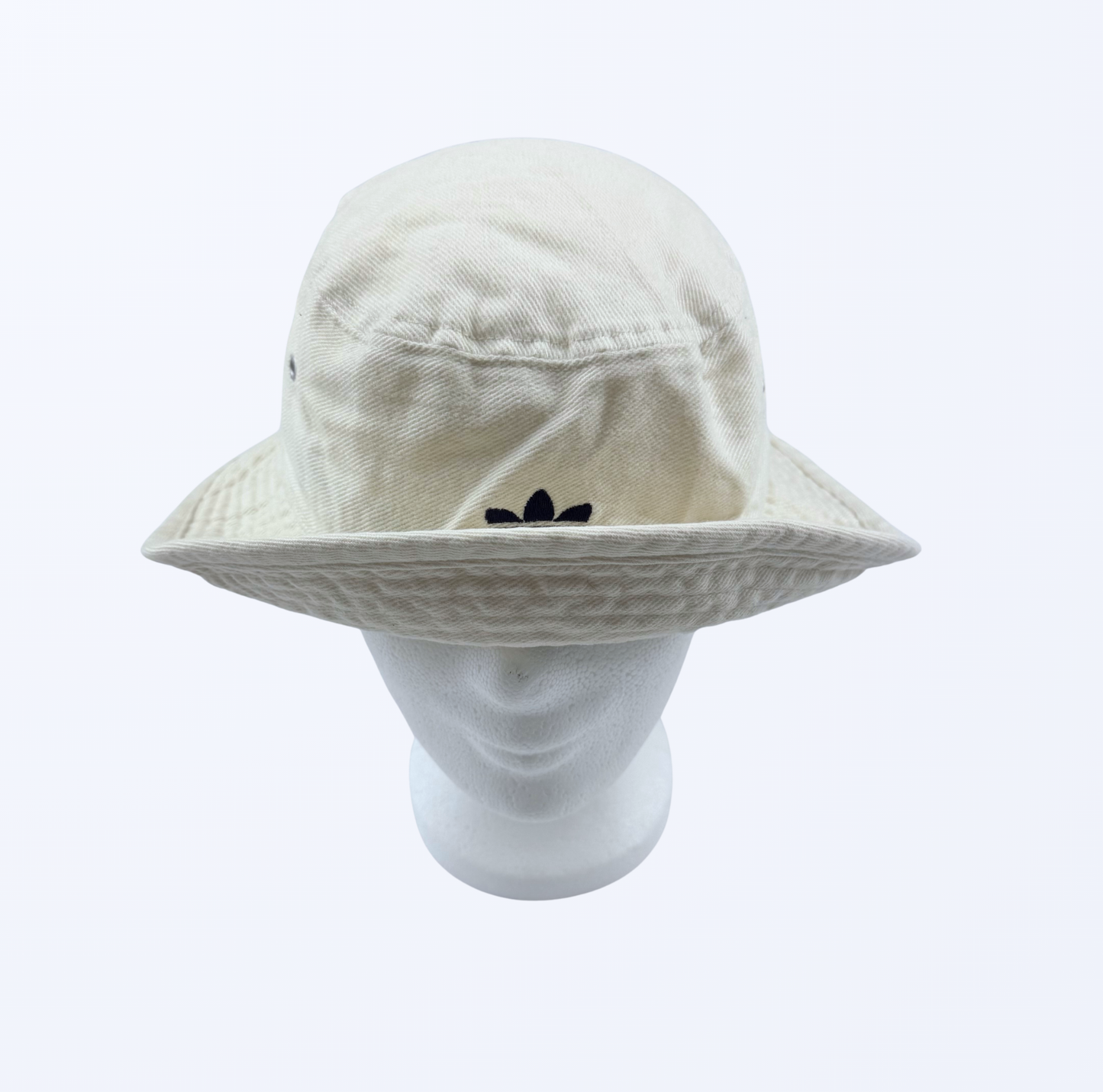 Vintage Adidas Bucket Hat Anglerhut creme beige weiß