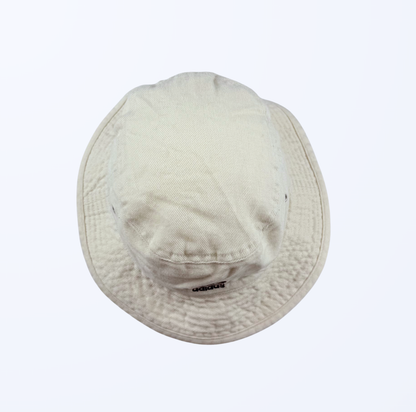 Vintage Adidas Bucket Hat Anglerhut creme beige weiß
