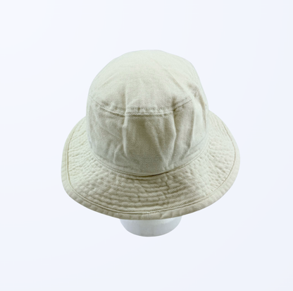 Vintage Adidas Bucket Hat Anglerhut creme beige weiß