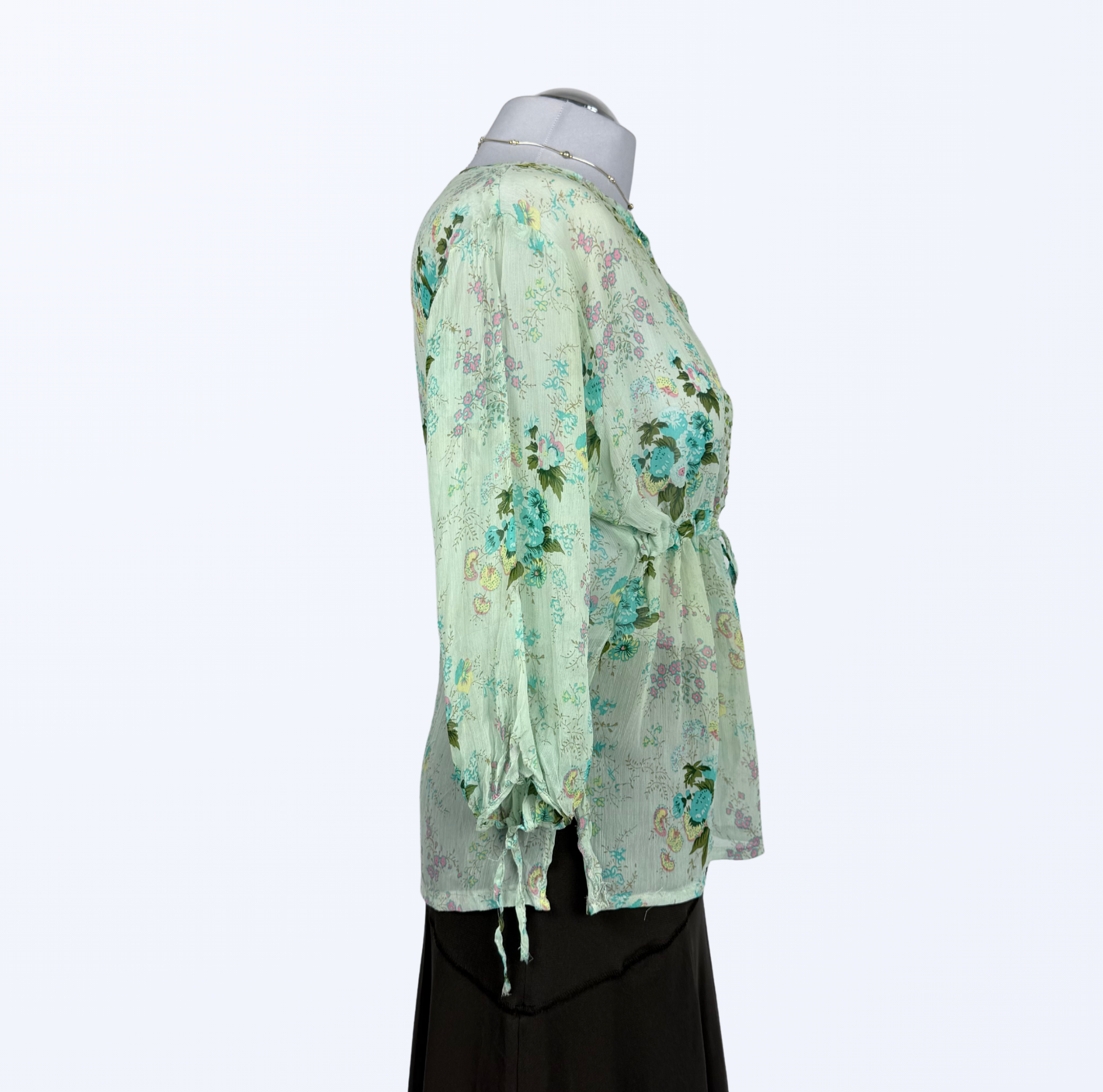 Bluoltre Seidenbluse Boho Festival Ibiza Style Teos Vintage Onlineshop