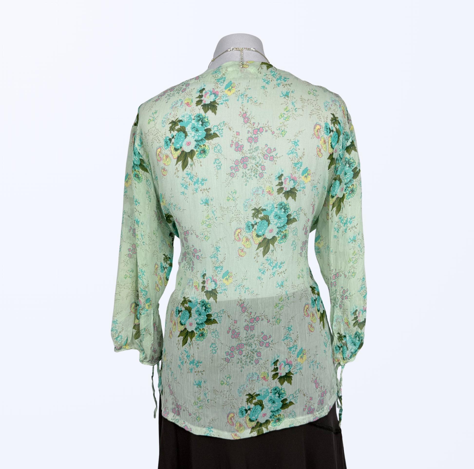 Bluoltre Seidenbluse Boho Festival Ibiza Style Teos Vintage Onlineshop