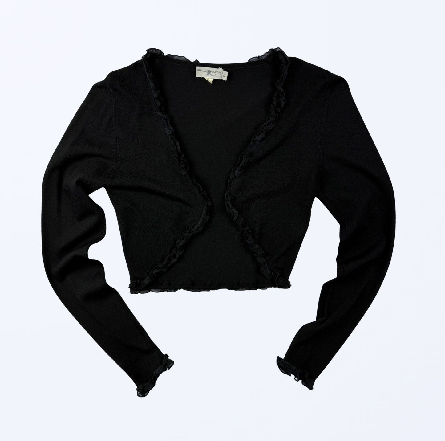 Vintage Blunauta Bolero schwarz Teos Vintage Onlineshop