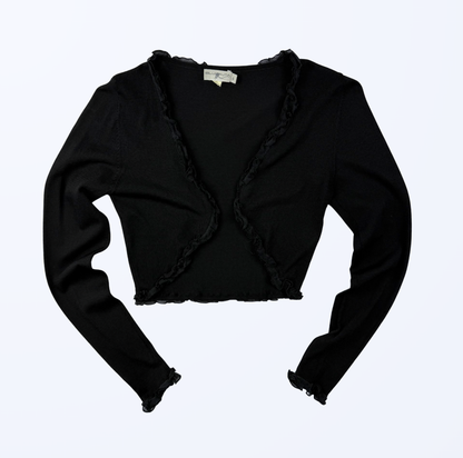 Vintage Blunauta Bolero schwarz Teos Vintage Onlineshop