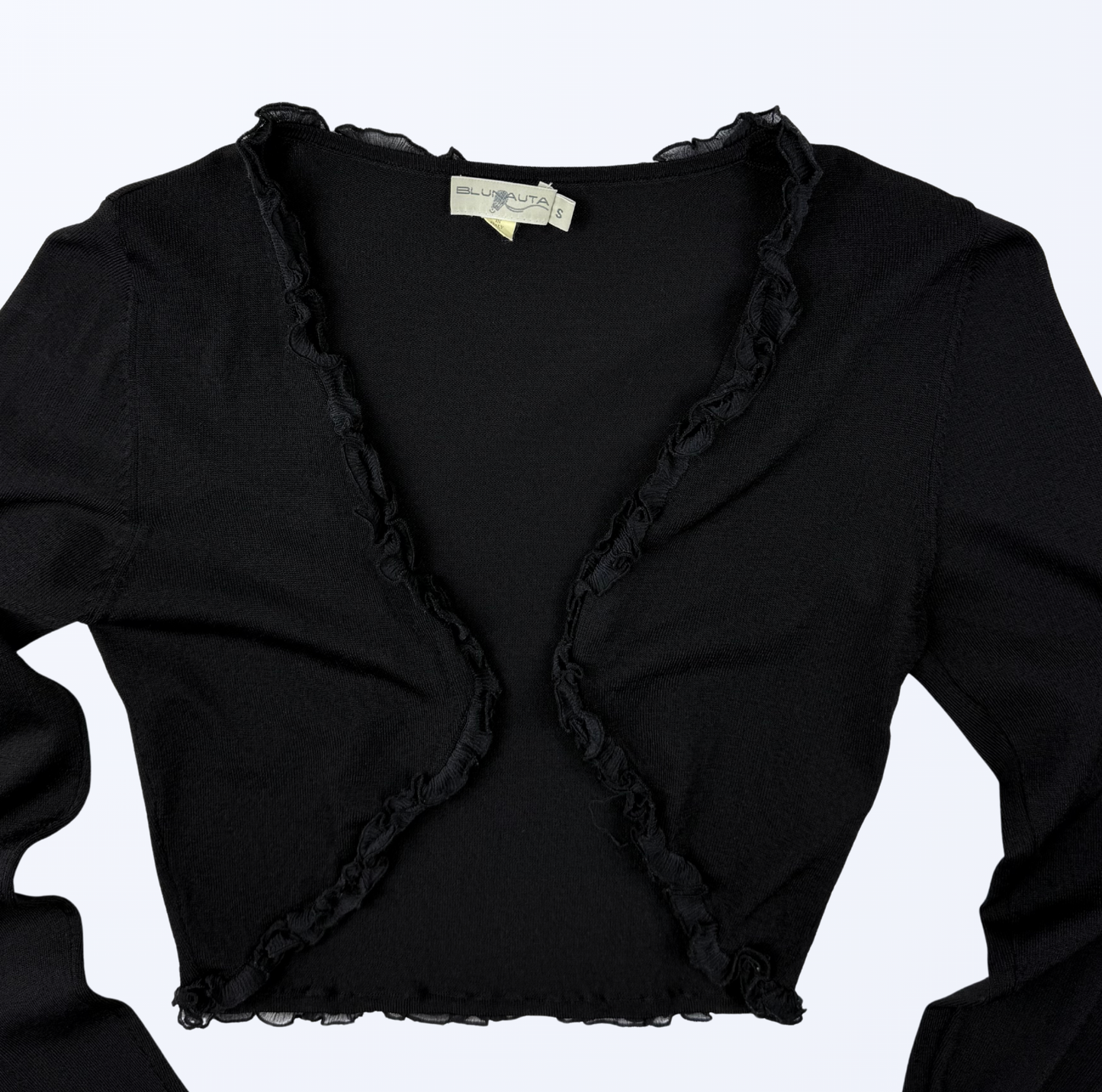 Vintage Blunauta Bolero schwarz Teos Vintage Onlineshop