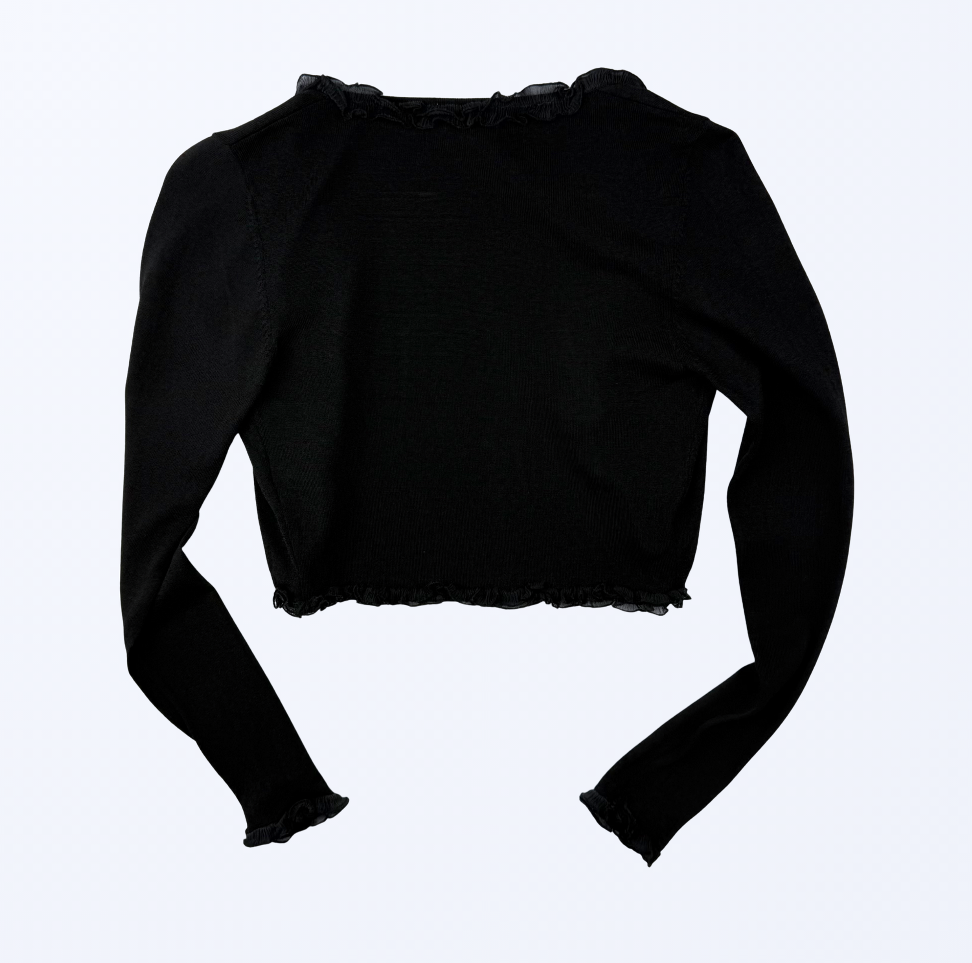 Vintage Blunauta Bolero schwarz Teos Vintage Onlineshop