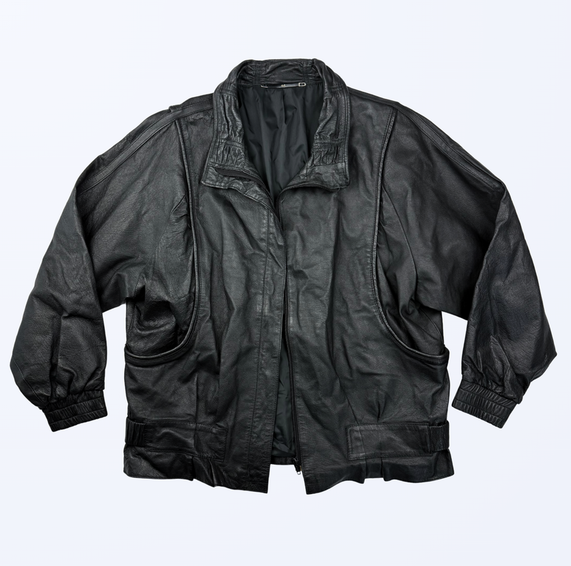 Vintage Lederjacke 90s 2000s y2k Style Teos Vintage Onlineshop