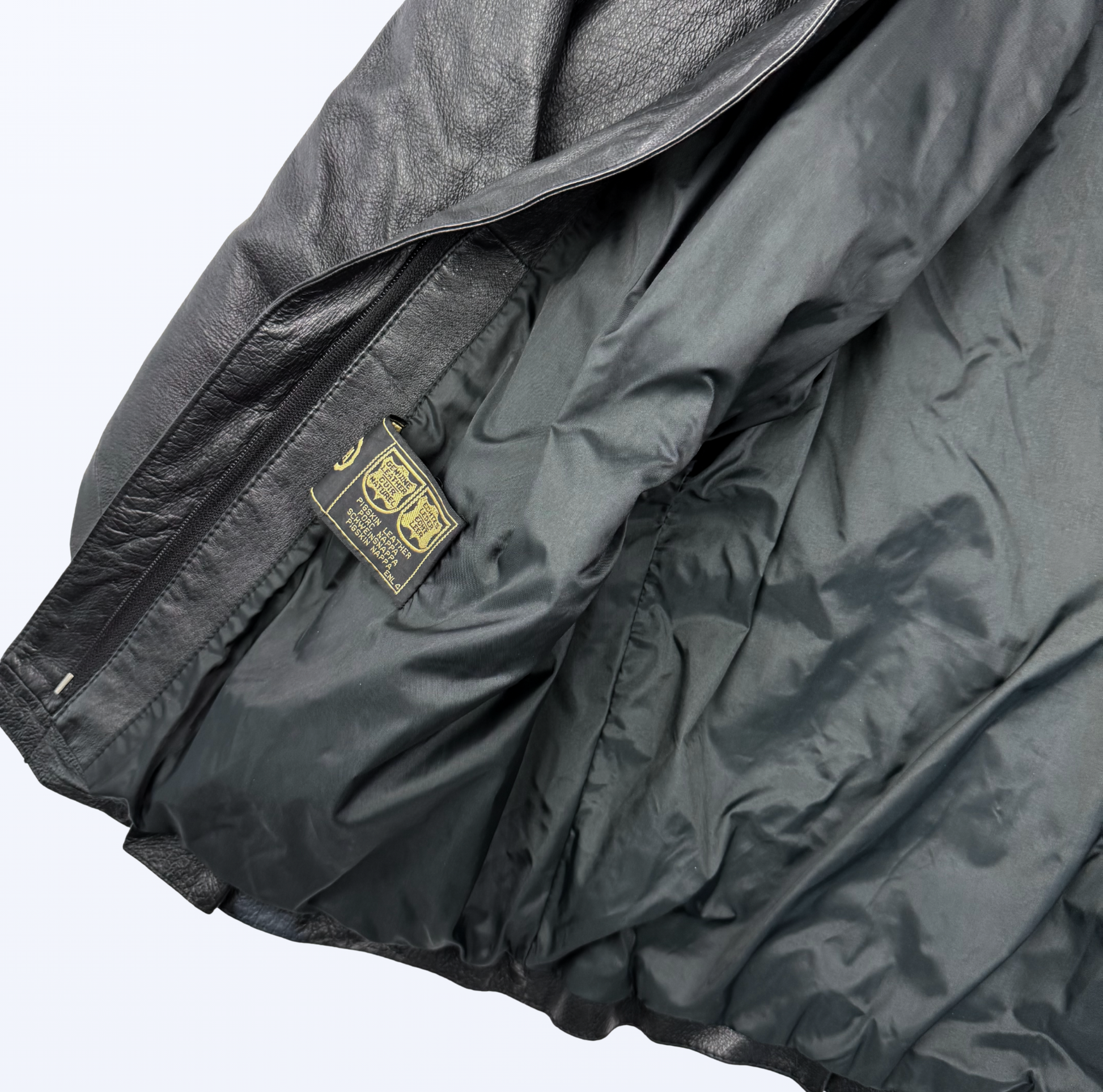 Vintage Lederjacke 90s 2000s y2k Style Teos Vintage Onlineshop