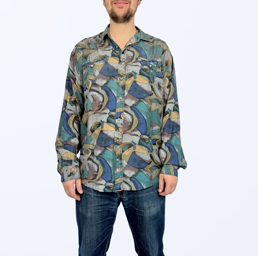 Vintage Langarmhemd Retro Style Teos Vintage Onlineshop