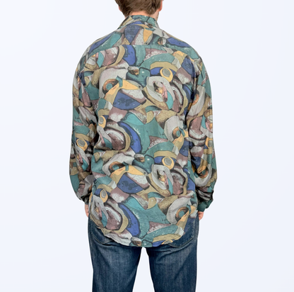 Vintage Langarmhemd Retro Style Teos Vintage Onlineshop