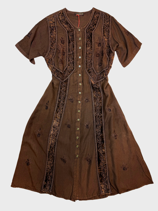 Vintage Maxikleid Whimsical Whimsy medieval style Vintage Onlineshop