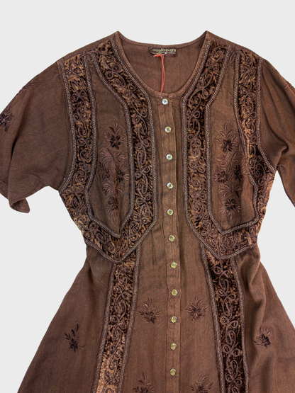 Vintage Maxikleid Whimsical Whimsy medieval style Vintage Onlineshop