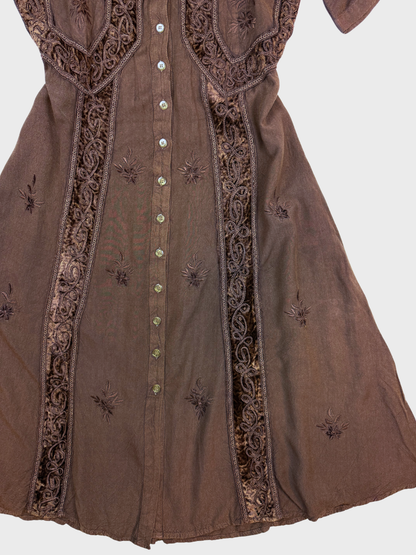 Vintage Maxikleid Whimsical Whimsy medieval style Vintage Onlineshop