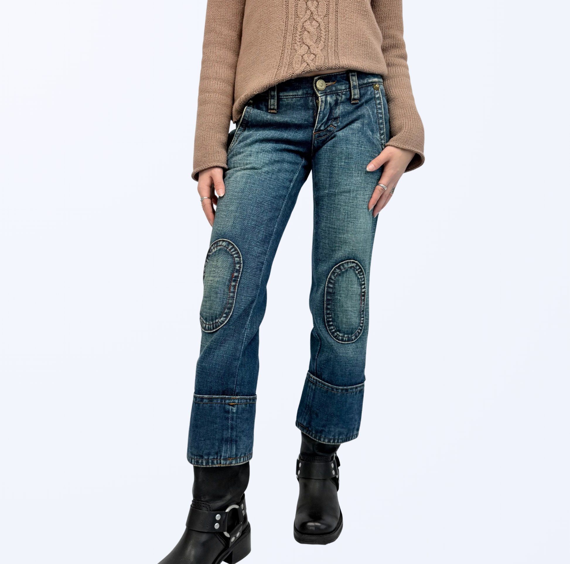 Vintage Dsquared Capri Jeans Retro Teos Vintage Onlineshop