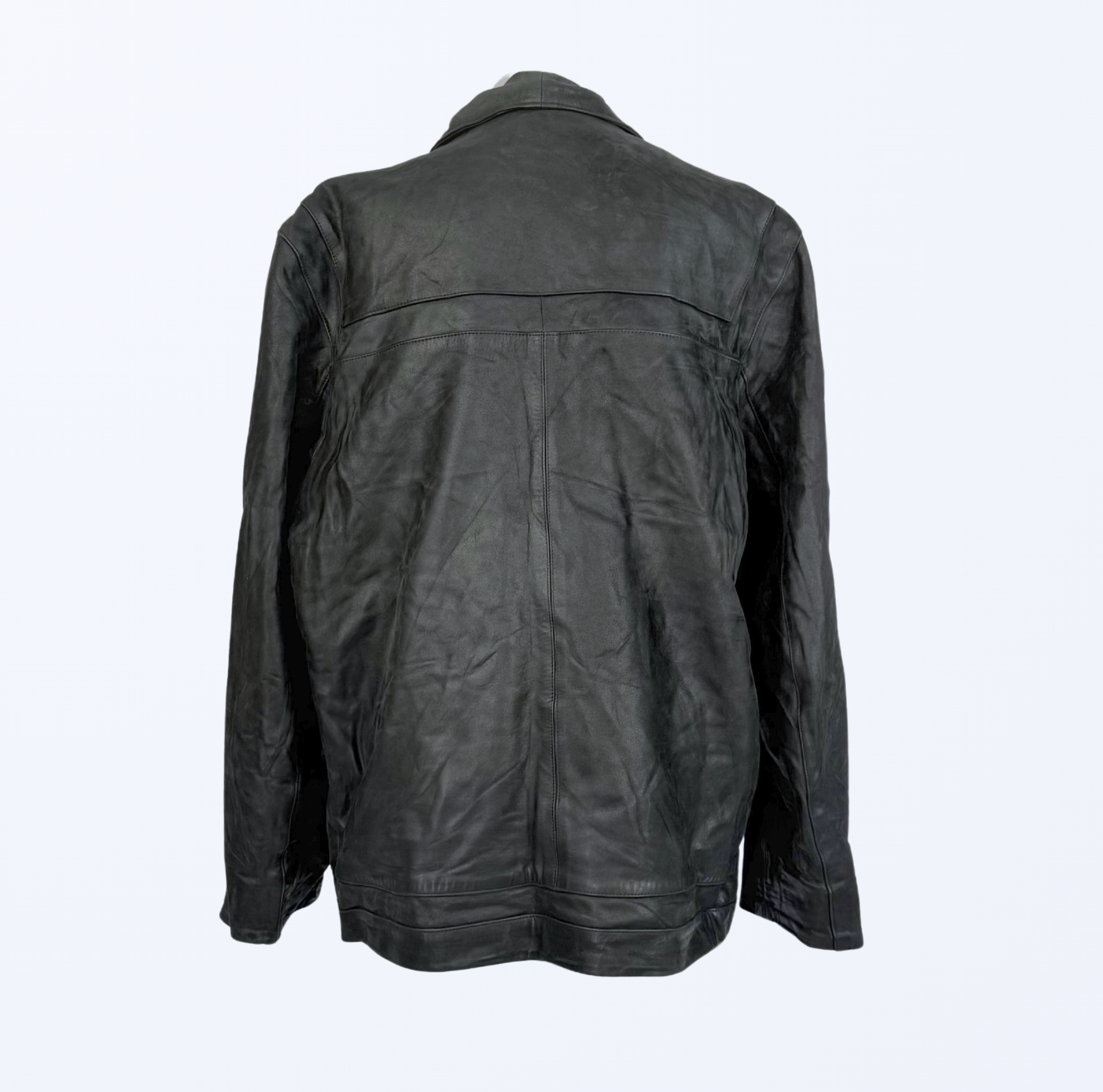 Vintage Lederjacke Dicano schwarz 90s Style Teos Vintage Onlineshop